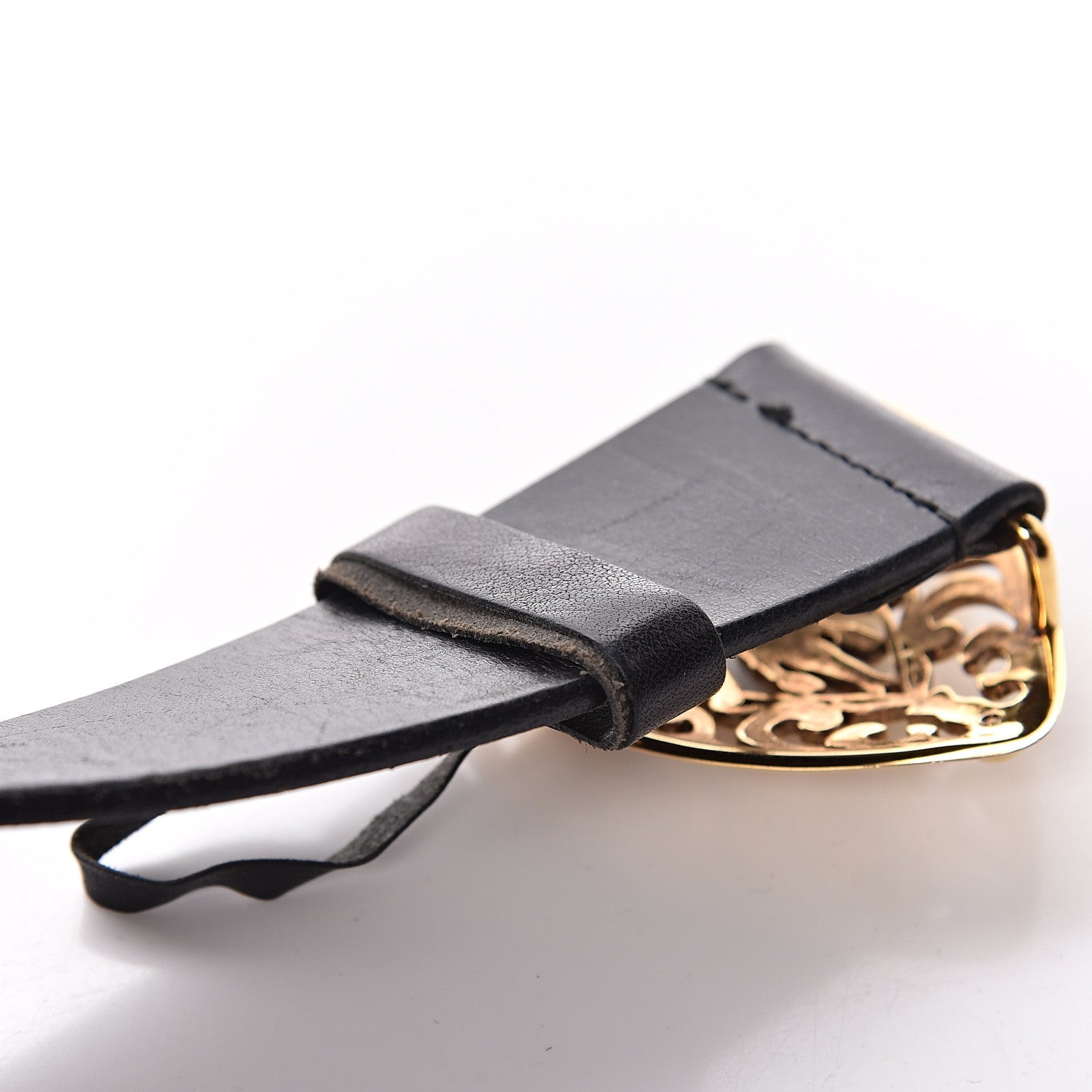 Gucci Calfskin Hysteria Belt 100 40 Black 7 of 9