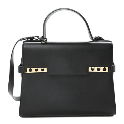 Delvaux Smooth Calfskin GM Tempete Satchel Black 1 of 11