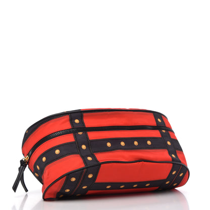 Versace Nylon Tribute Print Belt Bag Red Multicolor 4 of 10