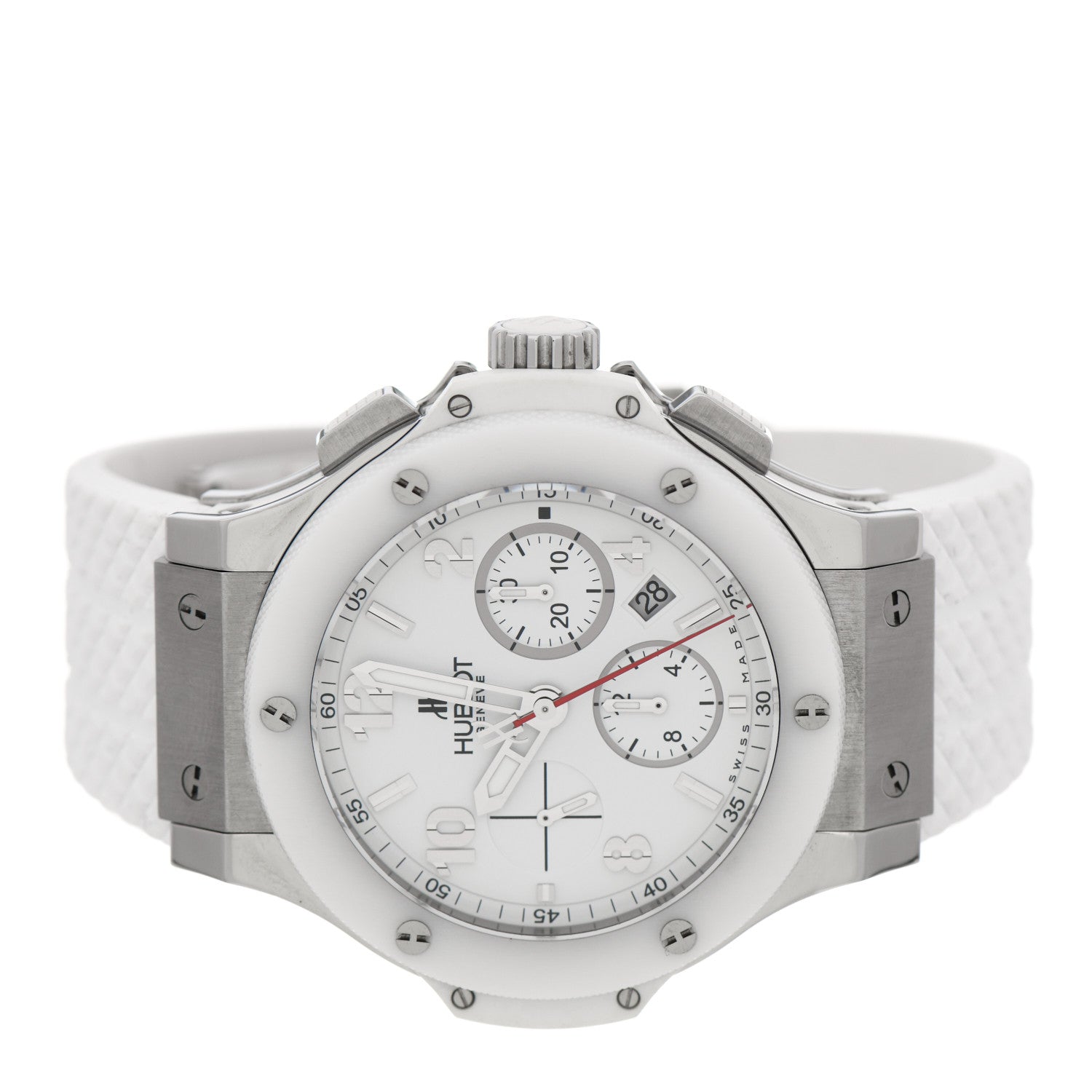 Hublot Stainless Steel Ceramic Rubber 44mm Big Bang Automatic Watch White 301.SE.230.RW 2 of 4