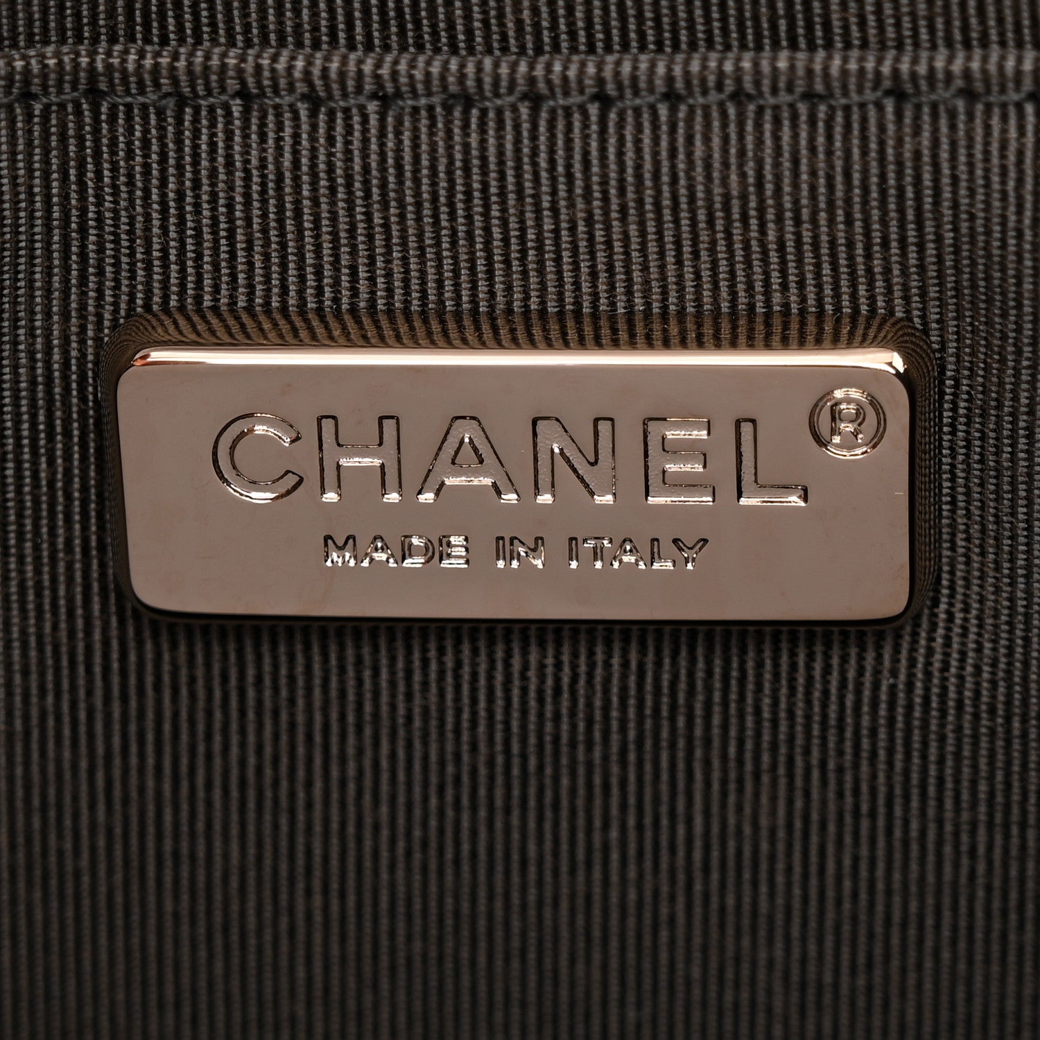 Chanel Perforated Metallic Lambskin Small CC Medals Flap Dark Silver 6 of 12