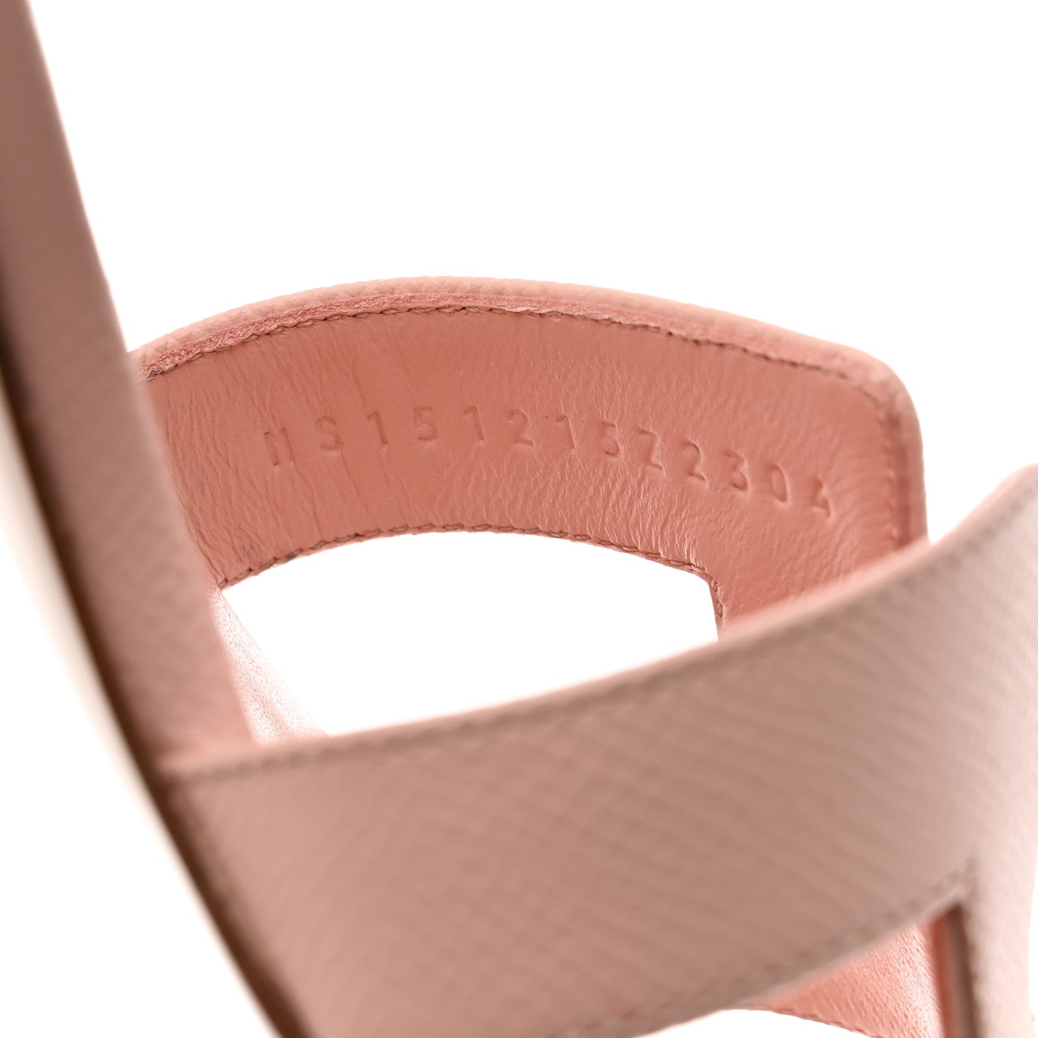 Hermes Epsom Oasis Sandals 37.5 Rose Aube 6 of 9