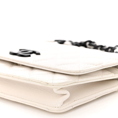 Chanel Caviar Quilted My Everything Wallet On Chain WOC White 11 of 11