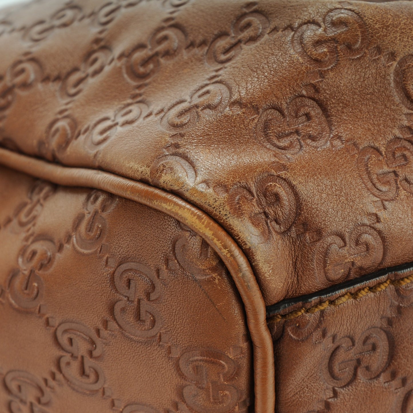 Guccissima Medium Sukey Tote Brown