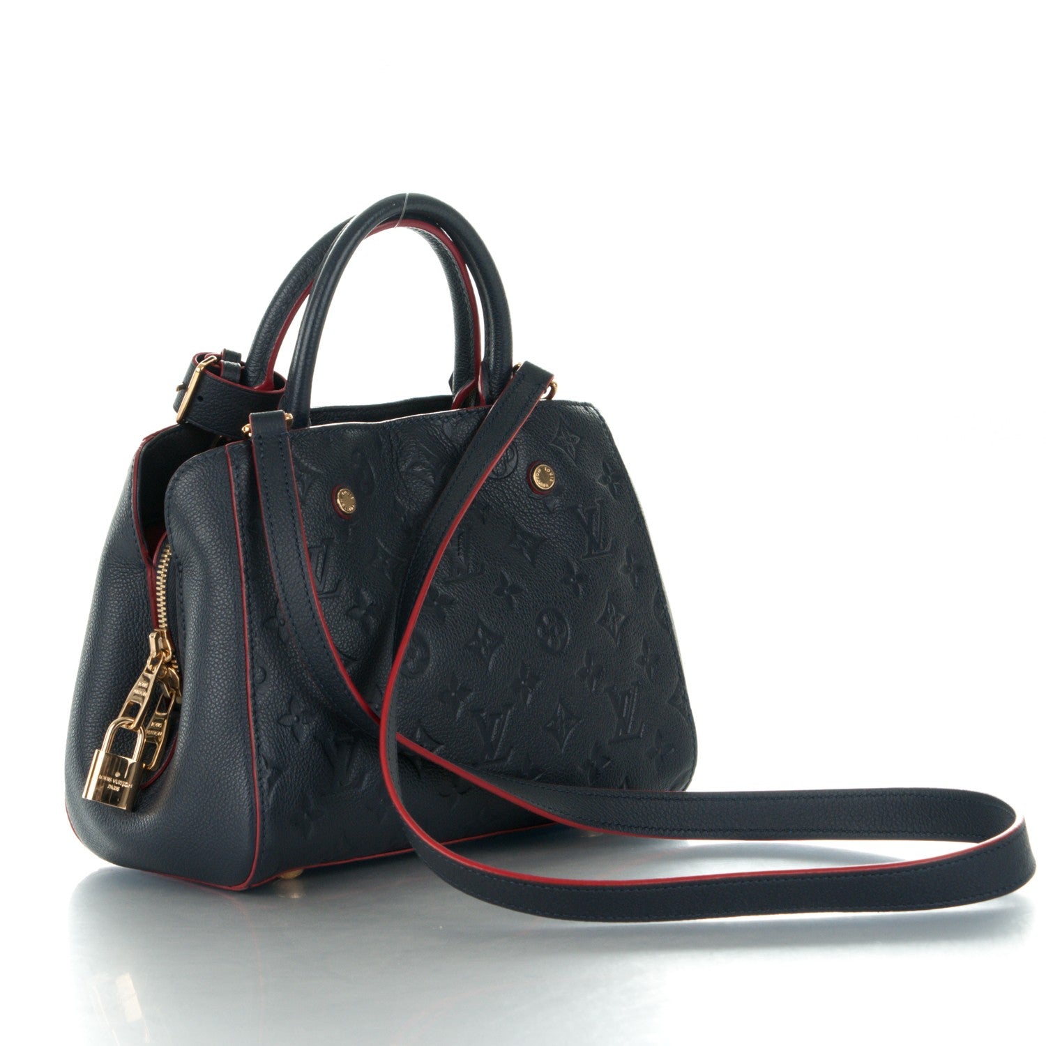 Louis Vuitton Empreinte Montaigne BB Marine Rouge 3 of 7