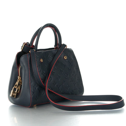 Louis Vuitton Empreinte Montaigne BB Marine Rouge 3 of 7