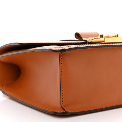 MCM Visetos Medium Tracy Shoulder Bag Cognac 9 of 10