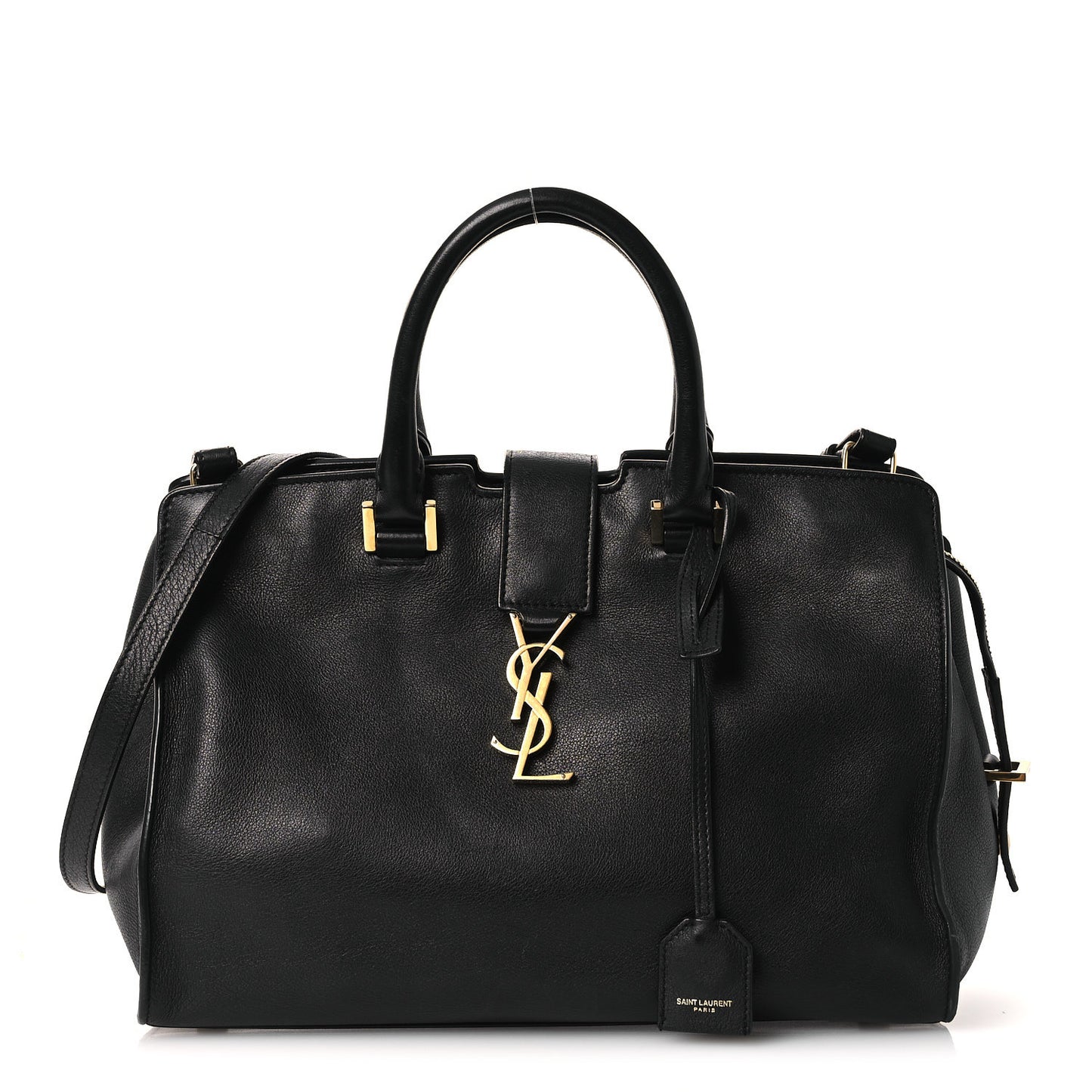 Calfskin Small Monogram Cabas Black