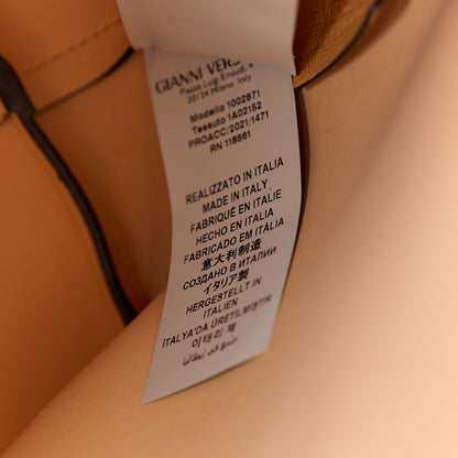 Versace Saffiano Virtus Tote Caramel 8 of 13