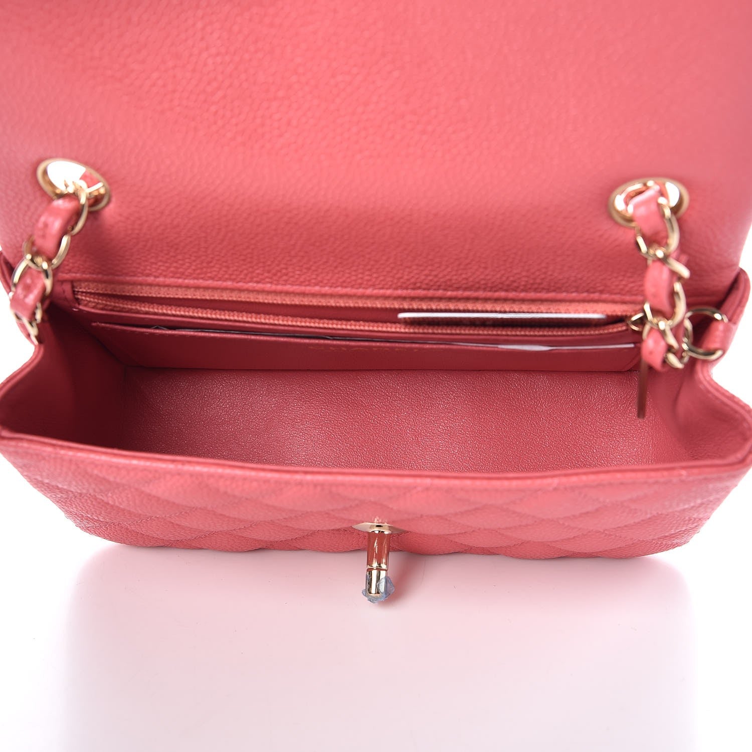 Chanel Caviar Quilted Mini Rectangular Flap Pink 5 of 8