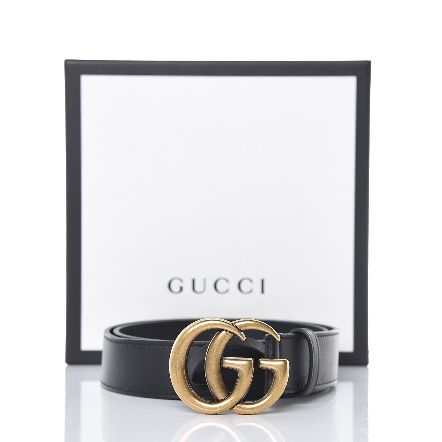Calfskin Double G 30mm Belt 75 30 Black