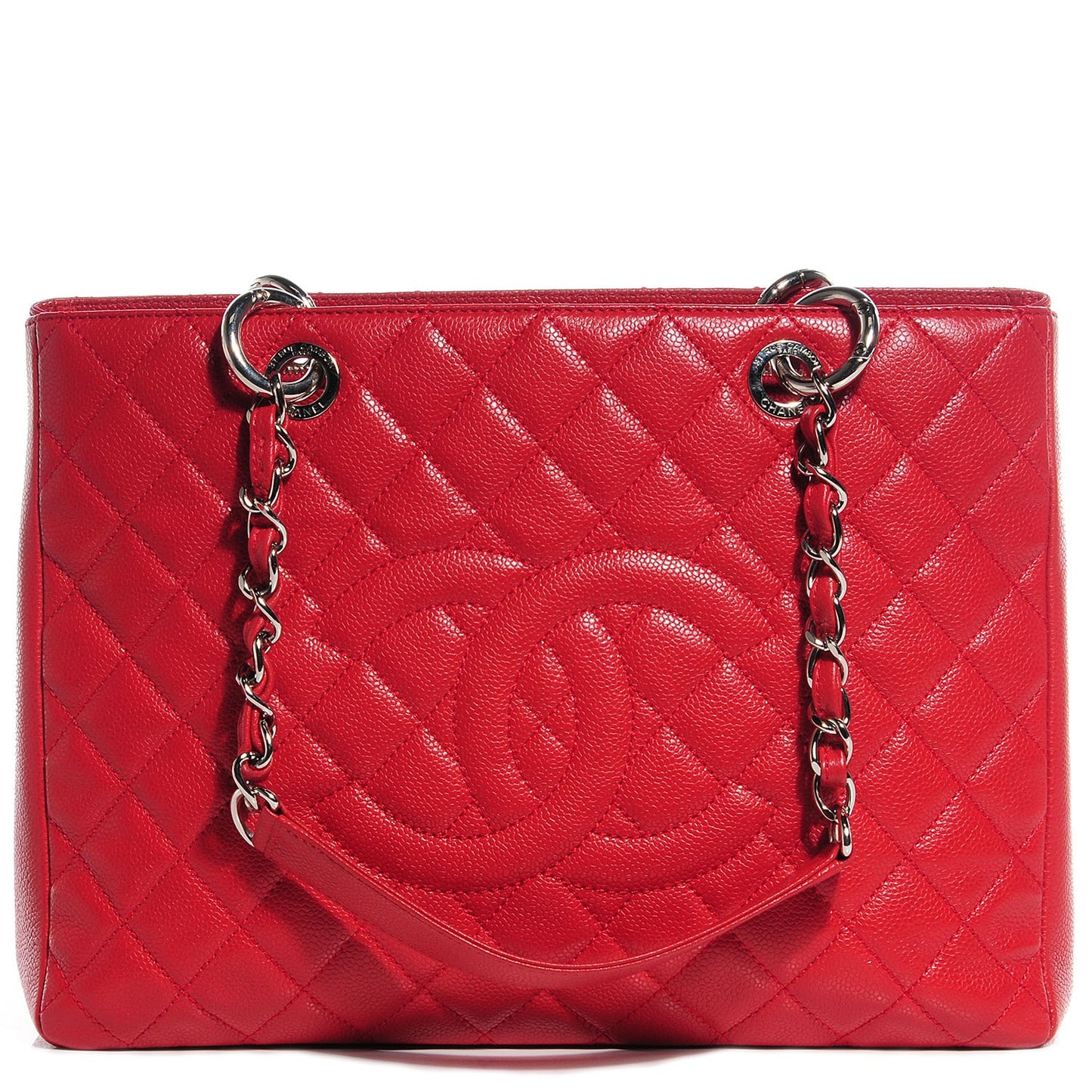 Caviar Grand Shopping Tote GST Red