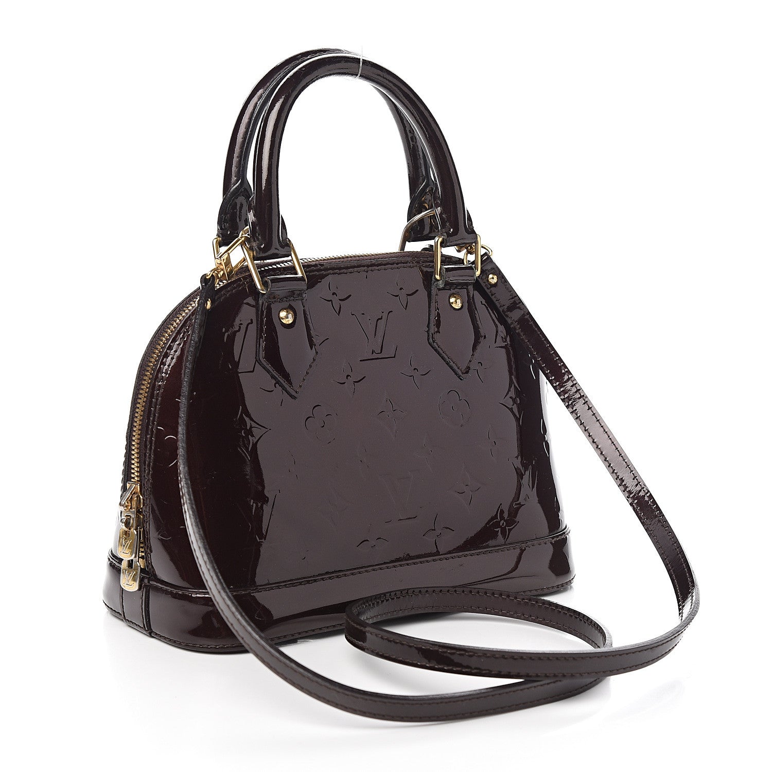 Louis Vuitton Vernis Alma BB Amarante 2 of 10