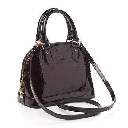 Louis Vuitton Vernis Alma BB Amarante 2 of 10