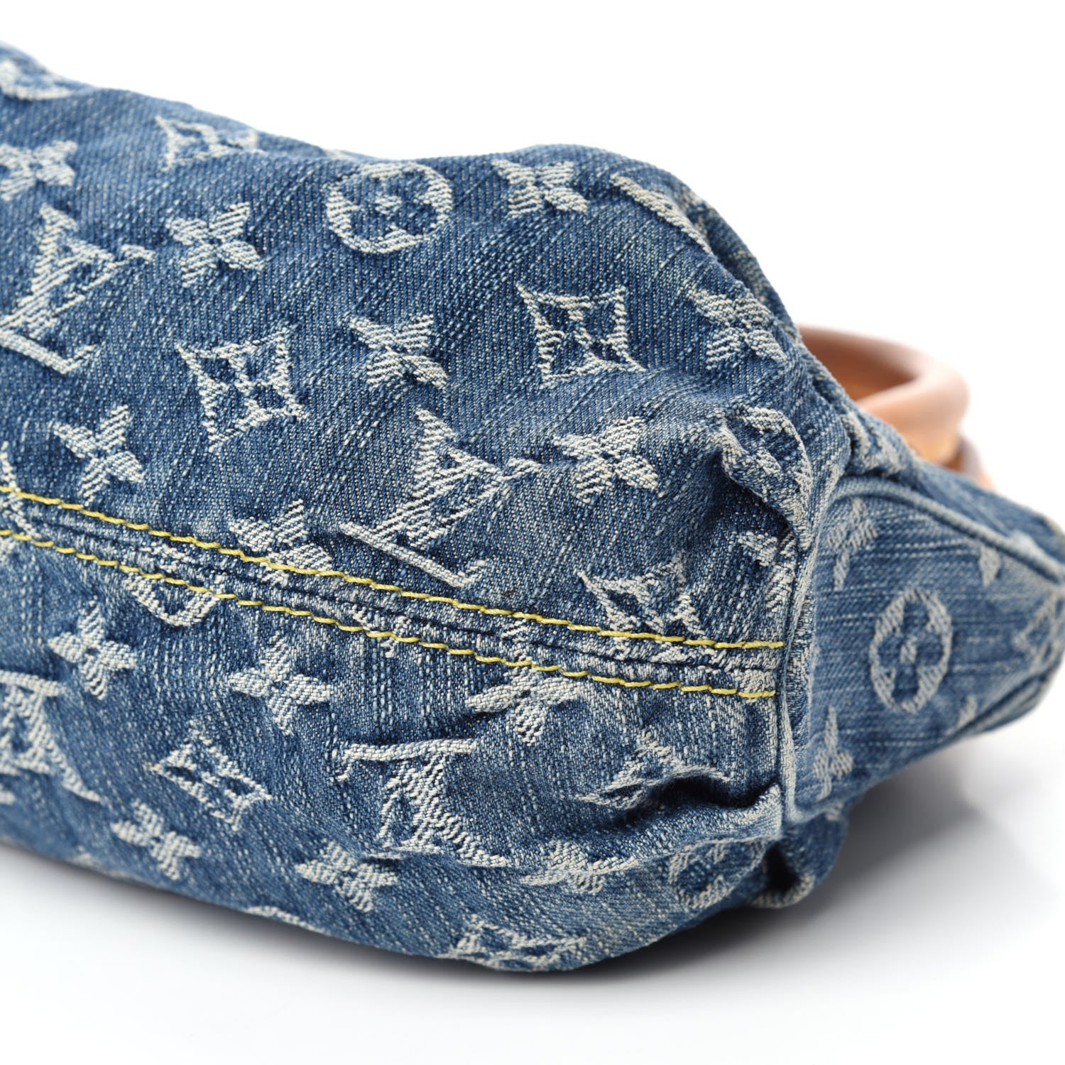 Louis Vuitton Monogram Denim Pleaty Blue 7 of 10