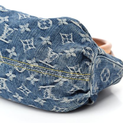 Louis Vuitton Monogram Denim Pleaty Blue 7 of 10