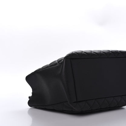 Chanel Caviar Quilted Grand Shopping Tote GST Black 6 of 10