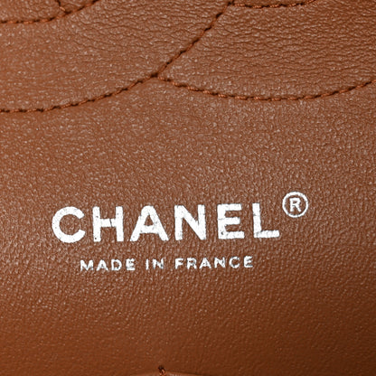 Chanel Lambskin Quilted Jumbo Double Flap Dark Beige 6 of 11