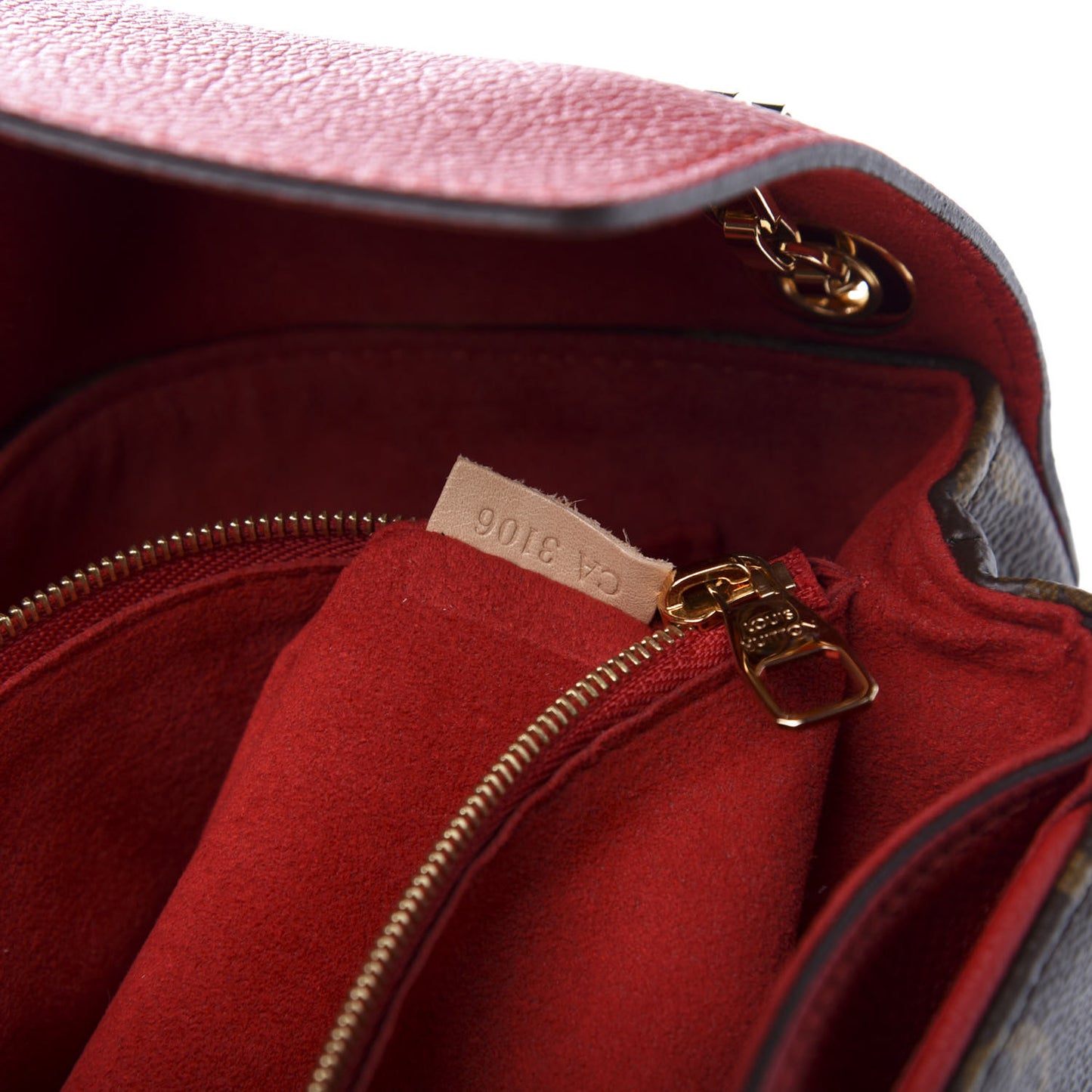 Monogram Pallas Chain Cherry