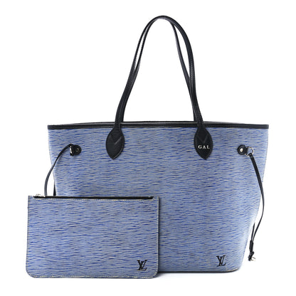 Louis Vuitton Epi Neverfull MM Denim Light 1 of 15