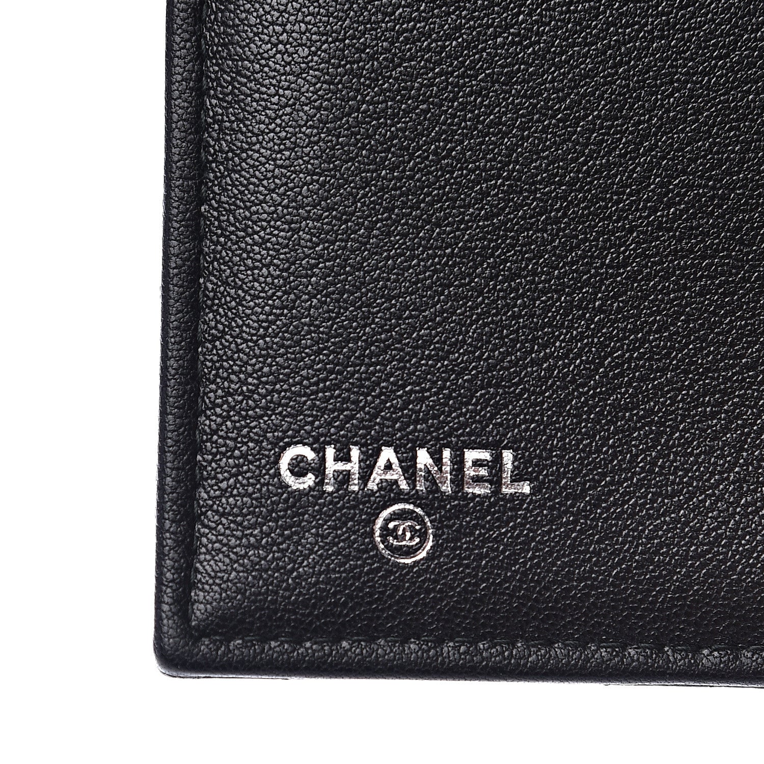 Chanel Lambskin Quilted CC Box Flap Wallet Black 6 of 13