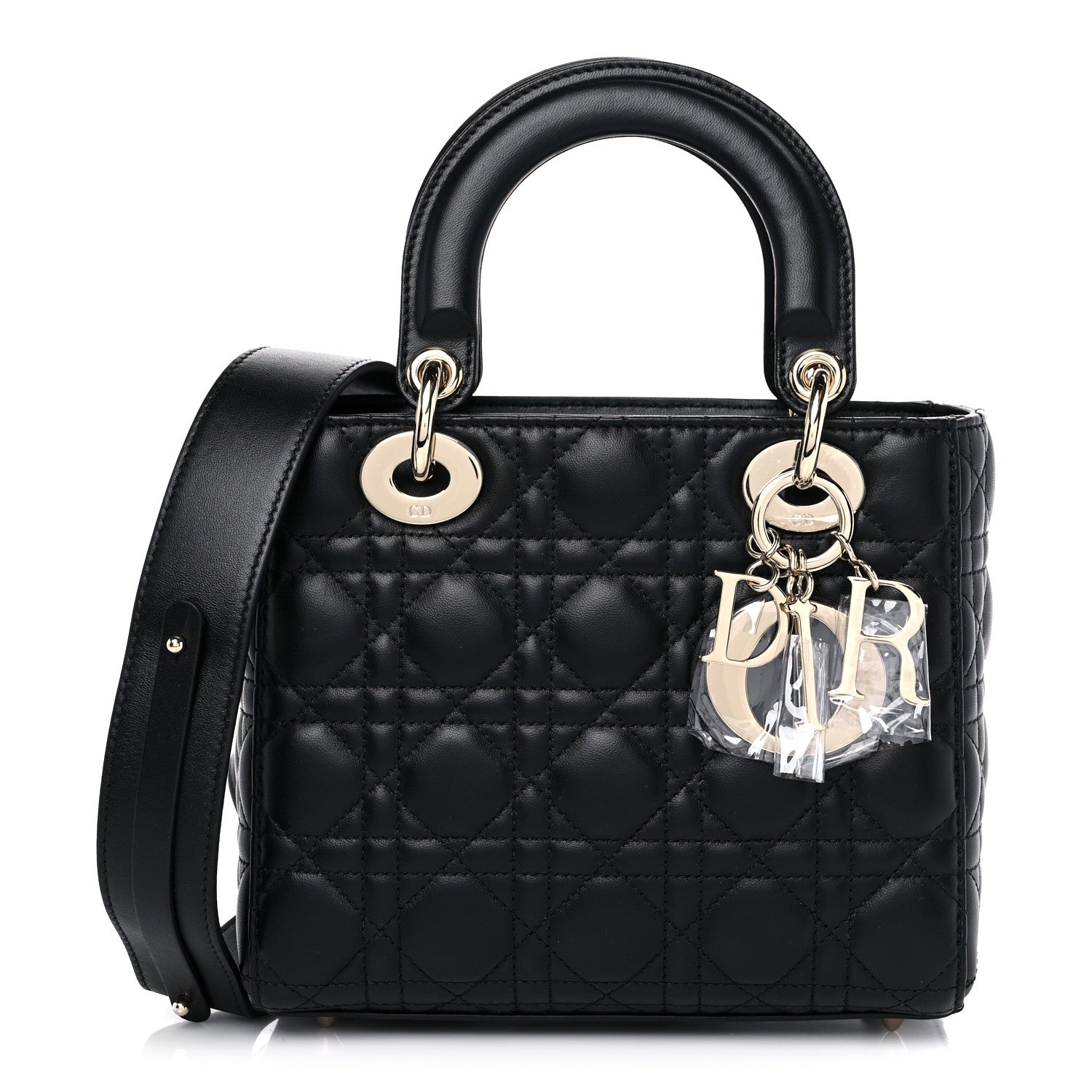 Christian Dior Lambskin Cannage Small My ABCDior Lady Dior Black 1 of 11