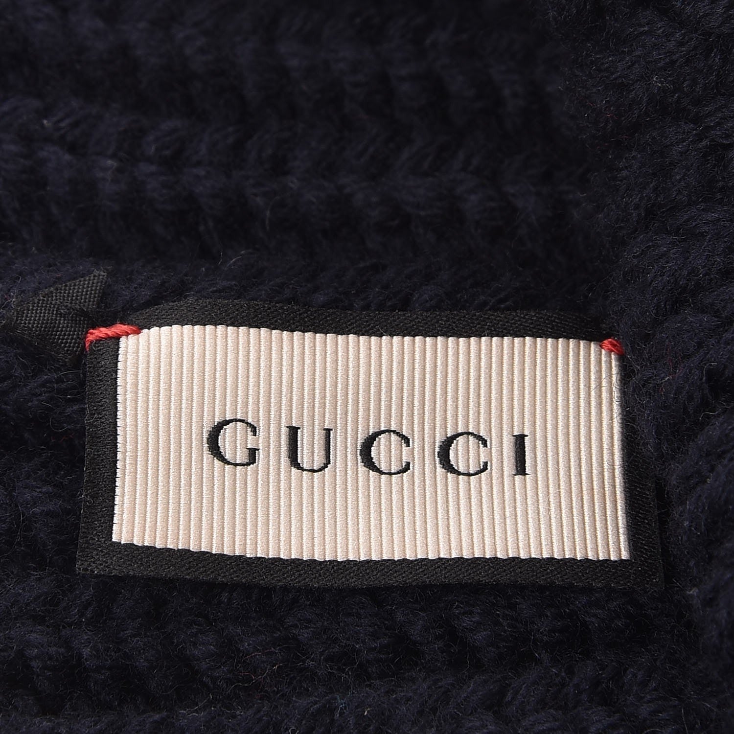 Gucci Wool Web Beanie Hat Navy 3 of 4