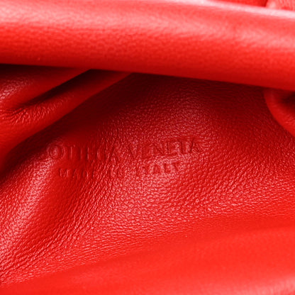 Bottega Veneta Nappa Intrecciato The Mini Pouch Bright Red 6 of 10