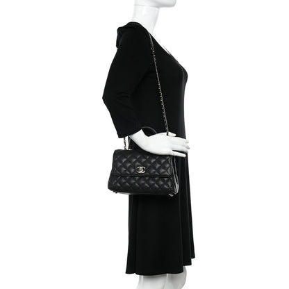 Chanel Caviar Quilted Mini Coco Handle Flap Black 2 of 10