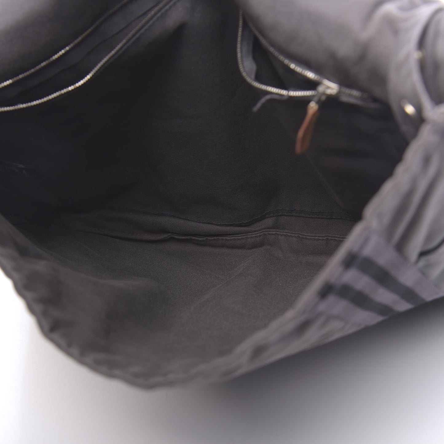 Canvas Herline Messenger Bag Grey
