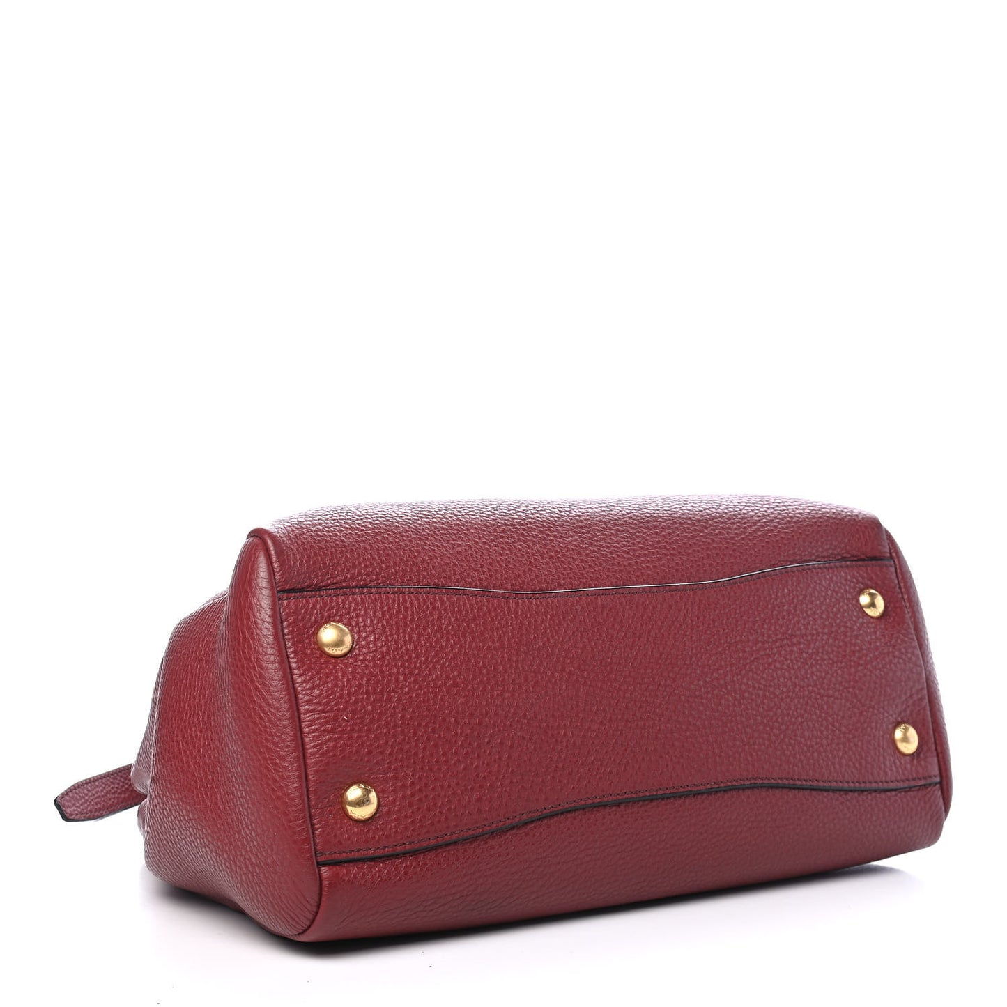 Vitello Phenix Shopping Satchel Rubino