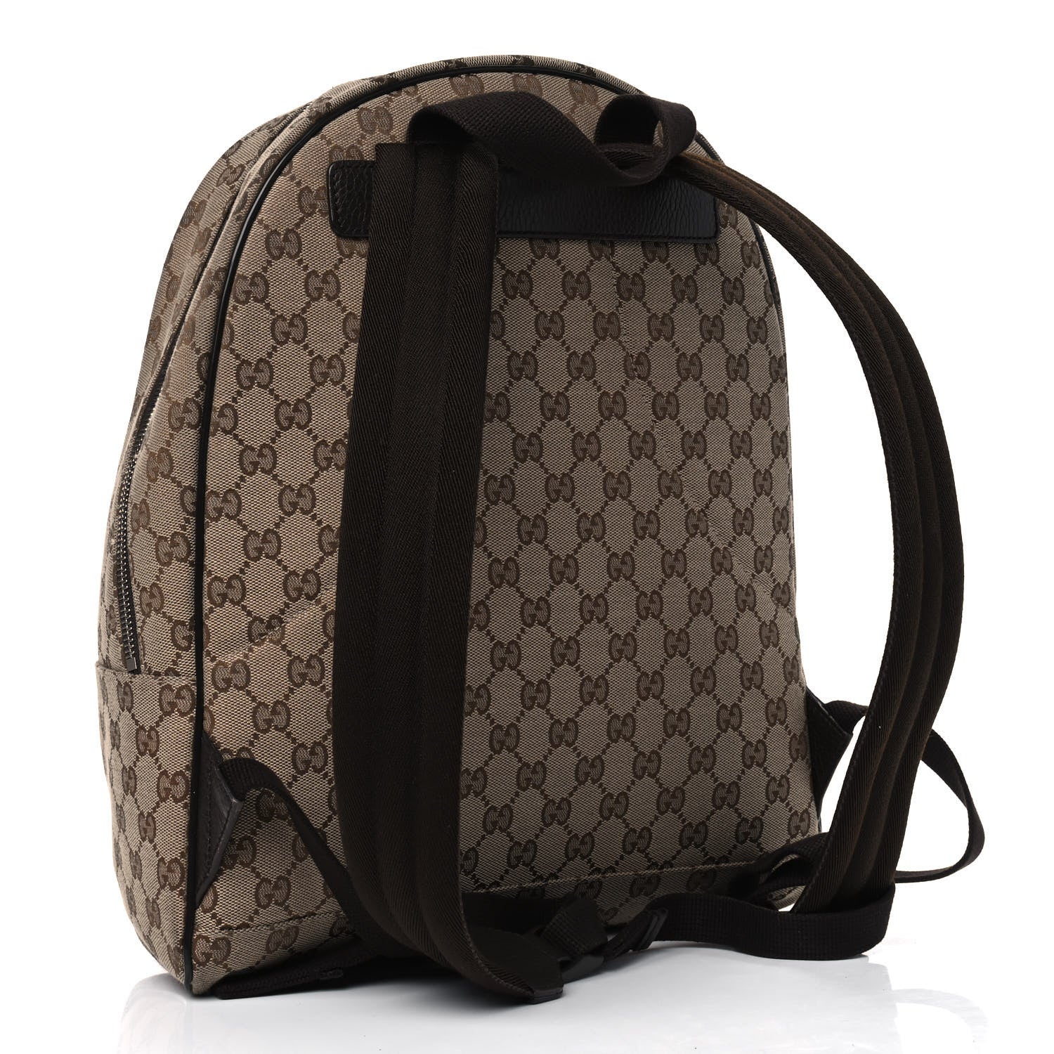 Gucci Monogram Travel Backpack Dark Brown 2 of 10