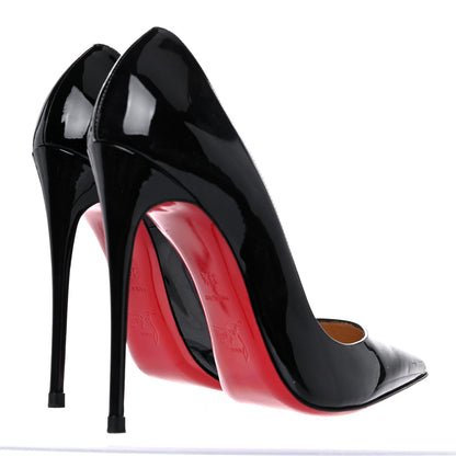 Christian Louboutin Patent So Kate 120 Pumps 38.5 Black 4 of 19