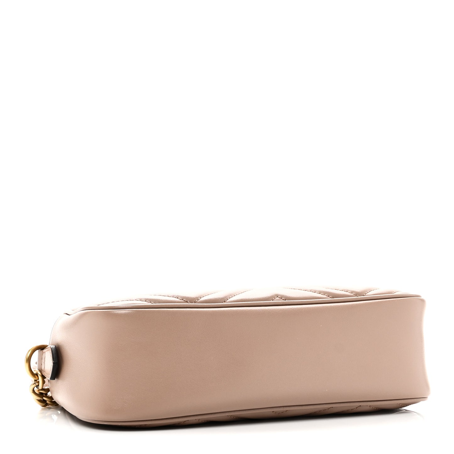 Calfskin Matelasse Small GG Marmont Chain Shoulder Bag Porcelain Rose