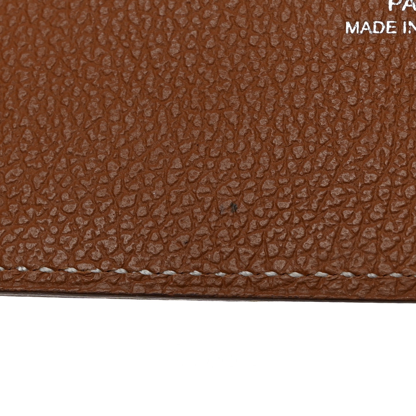Evercolor MC2 Magellan Passport Holder Gold
