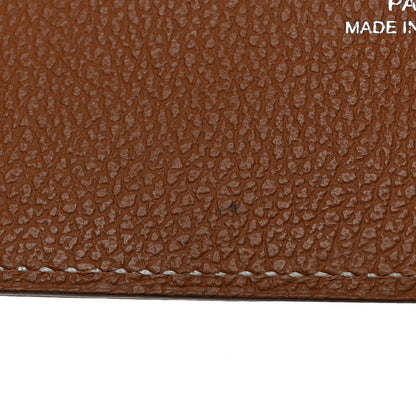 Hermes Evercolor MC2 Magellan Passport Holder Gold 8 of 11