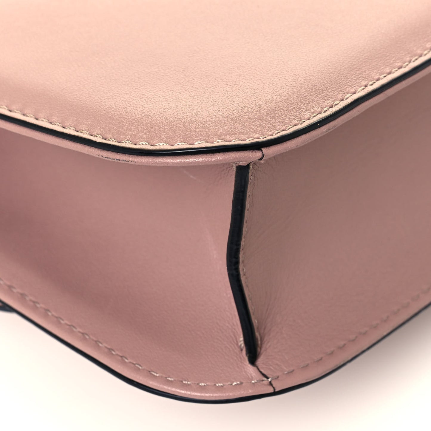 Vitello Medium Glam Lock Rockstud Flap Poudre