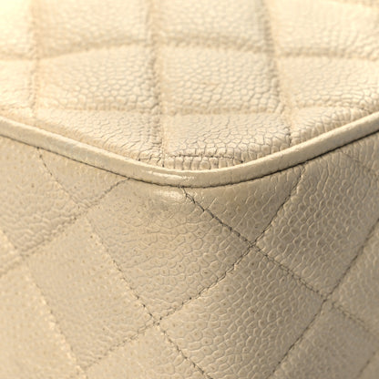 Chanel Caviar Quilted Camera Case Beige Clair 10 of 15
