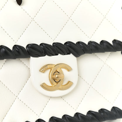 Chanel Braided Calfskin Mini My Own Frame Flap White 11 of 16