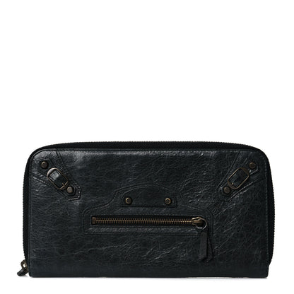 Balenciaga Agneau Classic Hardware Compagnon Wallet Black 1 of 10