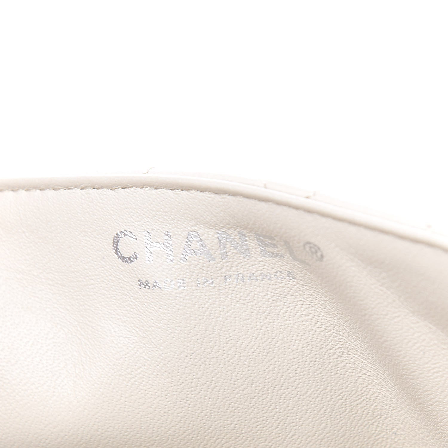 Chanel Lambskin Quilted East West Flap White 5 of 9
