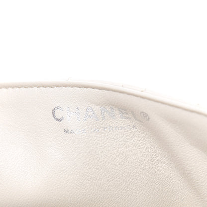 Chanel Lambskin Quilted East West Flap White 5 of 9