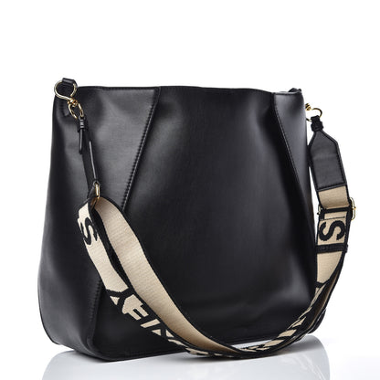Stella McCartney Eco Alter Nappa Perforated Shoulder Bag Black 3 of 8