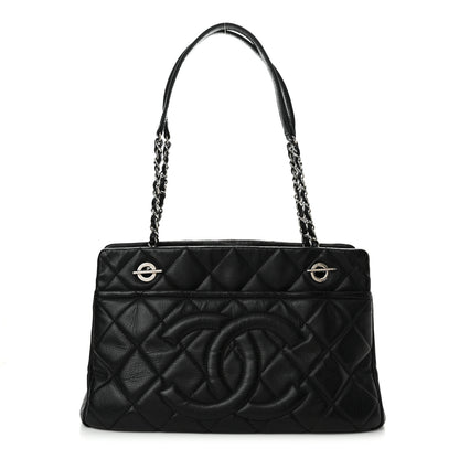 Chanel Caviar Quilted Timeless CC Soft Tote Black 1 of 15
