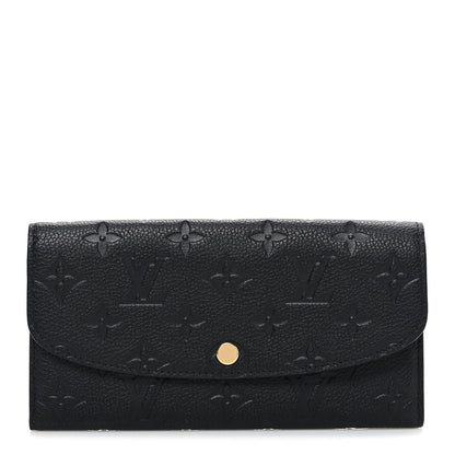 Louis Vuitton Empreinte Emilie Wallet Black Dune 1 of 7