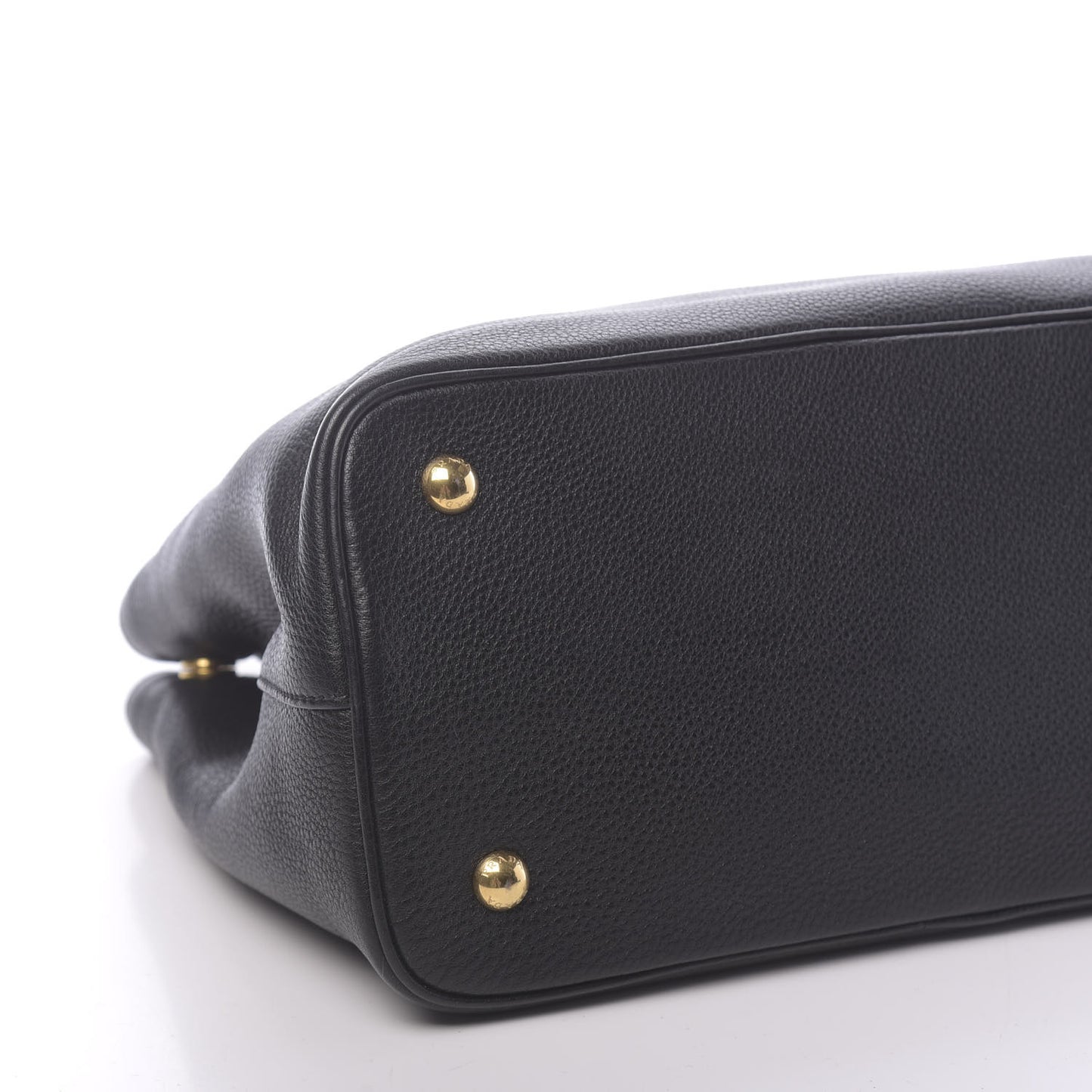 Vitello Daino Tote Black
