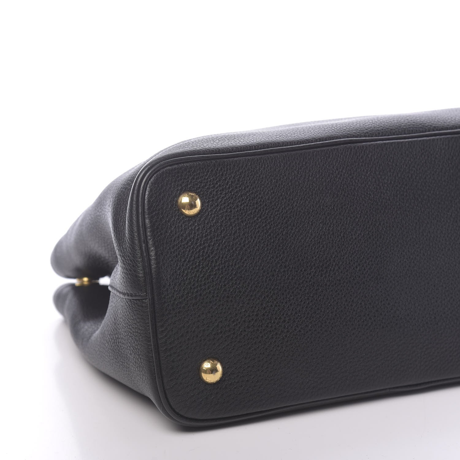 Prada Vitello Daino Tote Black 8 of 10