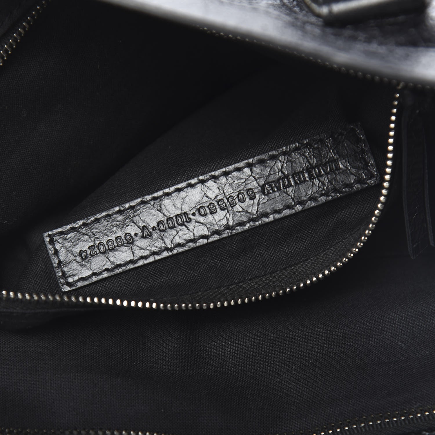 Balenciaga Agneau Classic Silver Hardware City Black 7 of 10