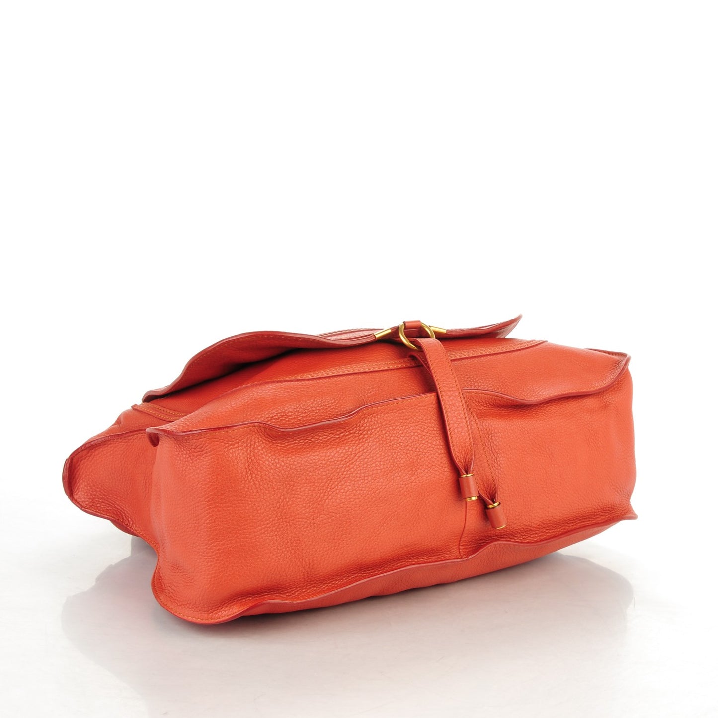Calfskin Large Marcie Satchel Maple Leaf