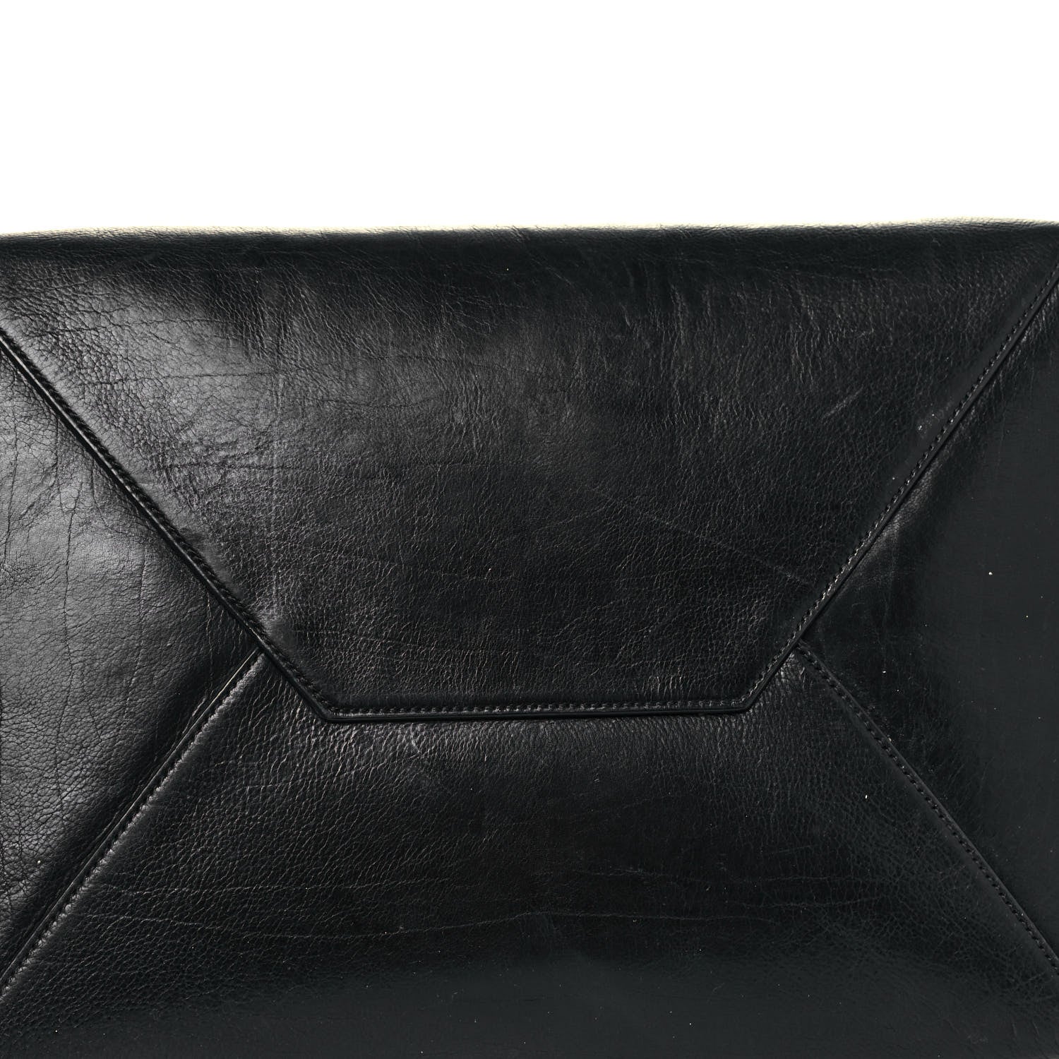 Celine Calfskin Large Clasp Cabas Black 9 of 19